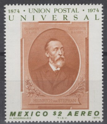 Mexico C438 MNH Heinrich von Stephan UPU ZAYIX 071522S40M