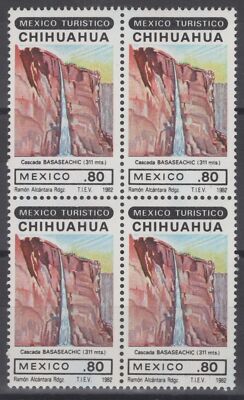 Mexico 1274 MNH Block Tourism Basaseachic Cascade ZAYIX 071422S133M