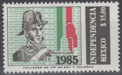 Mexico 1400 MNH Ignacio Allende Hero Mexican Independence ZAYIX 071422S136M