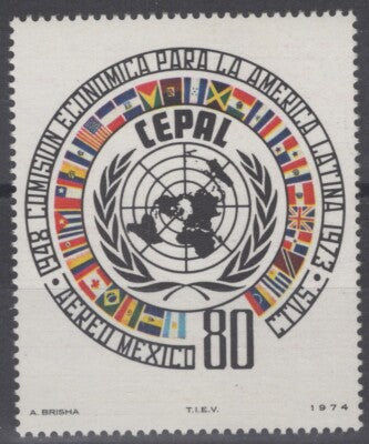 Mexico C427 MNH CEPAL Emblem ZAYIX 071522S36M