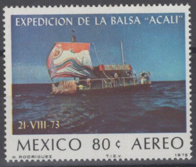 Mexico C458 MNH Balsa Raft Voyage Ships Boats ZAYIX 071522S43M