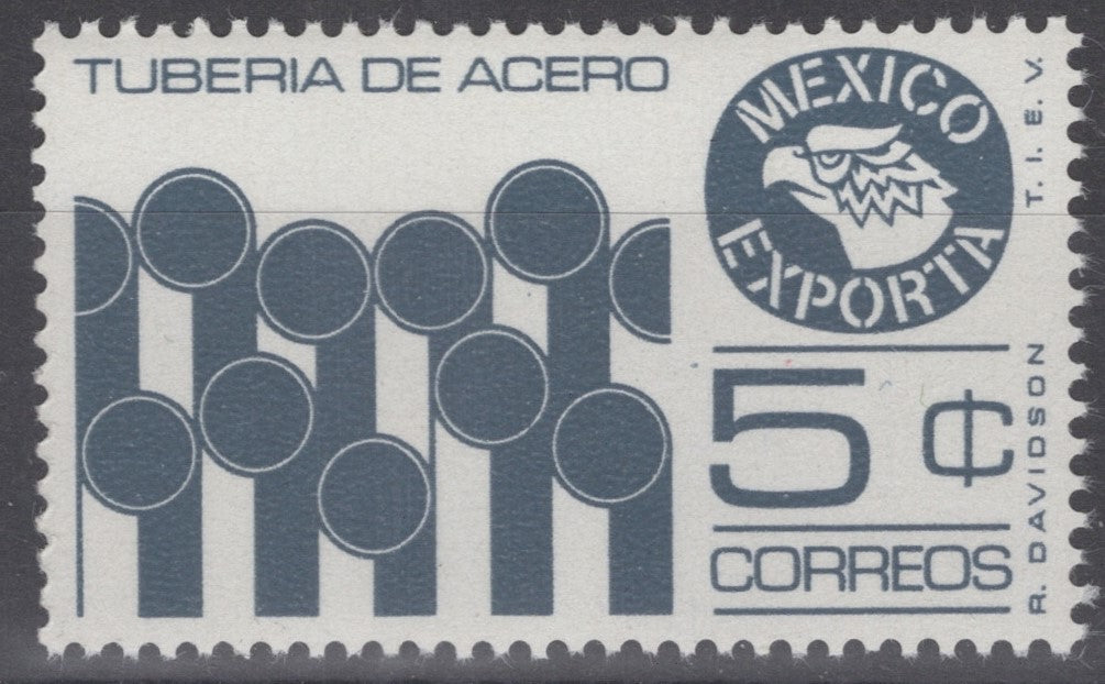 Mexico 1109 MNH Mexico Exporta Emblem Industry ZAYIX 071522S70M
