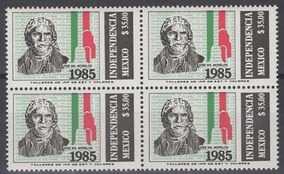 Mexico 1399 MNH Block Hero Mexican Independence ZAYIX 071422S135M