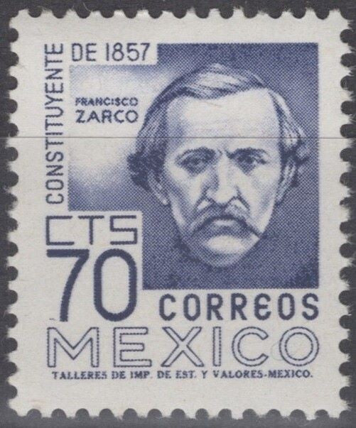 Mexico 1093 MNH Politician Francisco Zarco ZAYIX 071522S89M