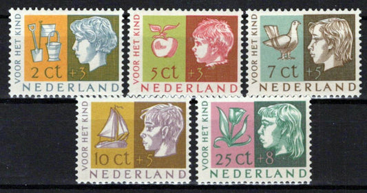 Netherlands B259-B263 MNH Semi-Postal Birds Flowers Zayix Stamps 0225S0215M