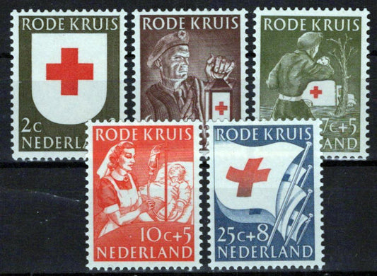 Netherlands B254-B258 MNH Semi-Postal Red Cross Medical Zayix Stamps 0225S0217M