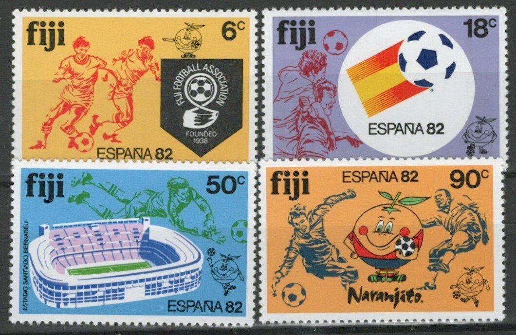 Fiji 466-469 MNH Sports World Cup Soccer Games ZAYIX 051023SM29M