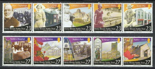 Isle of Man 1006-1007 MNH Henry Bloom Medical Hospital ZAYIX 1223M0127M
