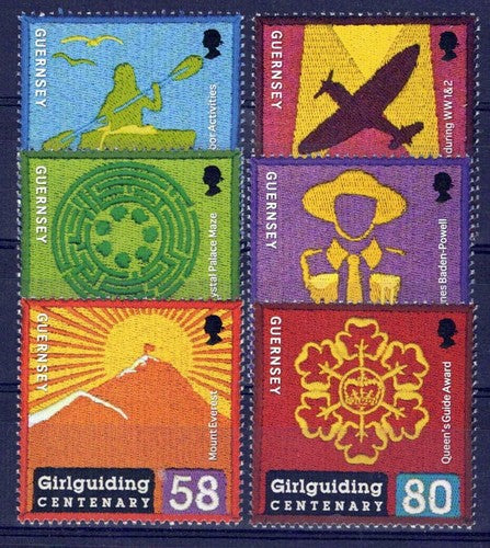 Guernsey 1086-1091 MNH Girl Guides Outdoor Activities ZAYIX 1223M0144M
