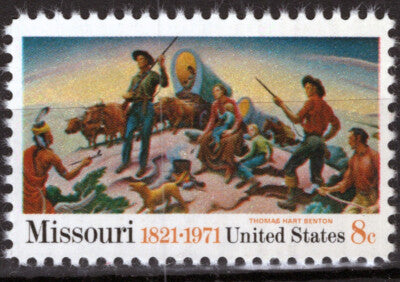 US 1426 MNH 1971 Opening of the West Missouri Wagons ZAYIX 021823S17M
