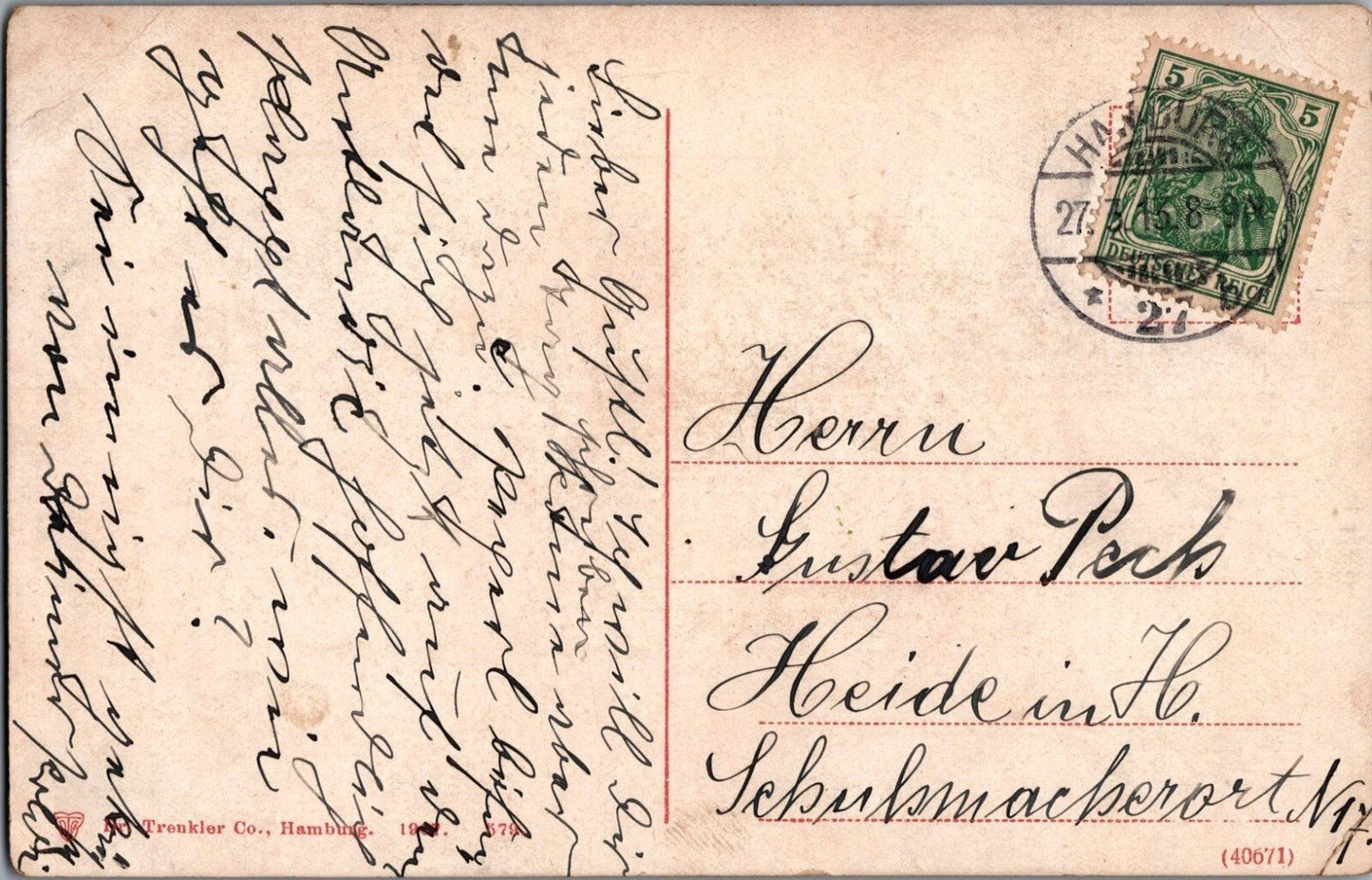 Hamburg Blankenese Ohlsdorf suburban train station c 1913 ZAYIX 060522SM129