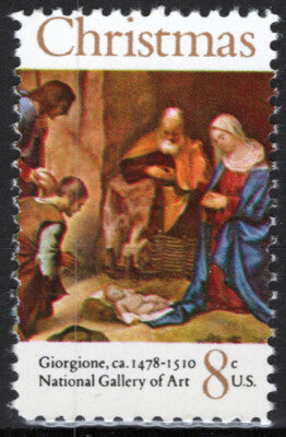 US 1441 MNH 1971 Christmas Painting Adoration of Shepherds ZAYIX 021823S16M