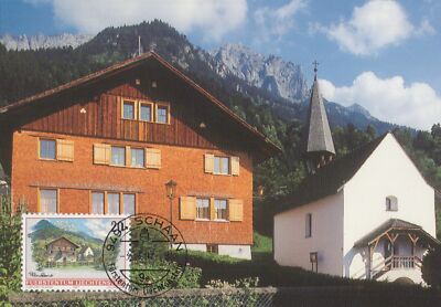 Liechtenstein Maximum Card FDC Famous Churches ZAYIX 1224A0036