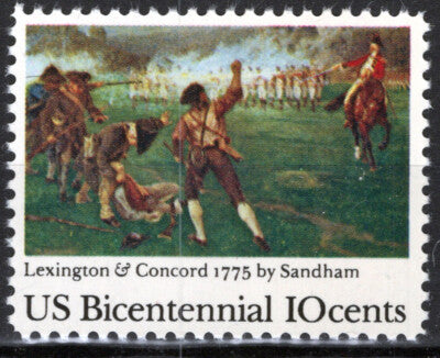 US 1563 MNH American Revolution Lexington & Concord Battle ZAYIX 021823S05M