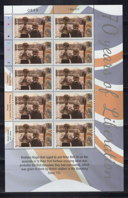 Guernsey 1294-1299 MNH Liberation of Guernsey Royalty WWII ZAYIX 1223L0017