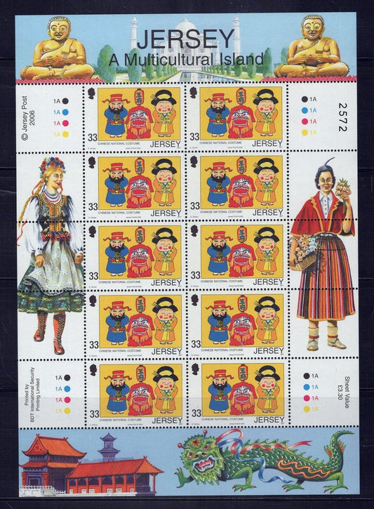 Jersey 1203-1206 MNH Multiculturalism Customs Society ZAYIX 1223L0022