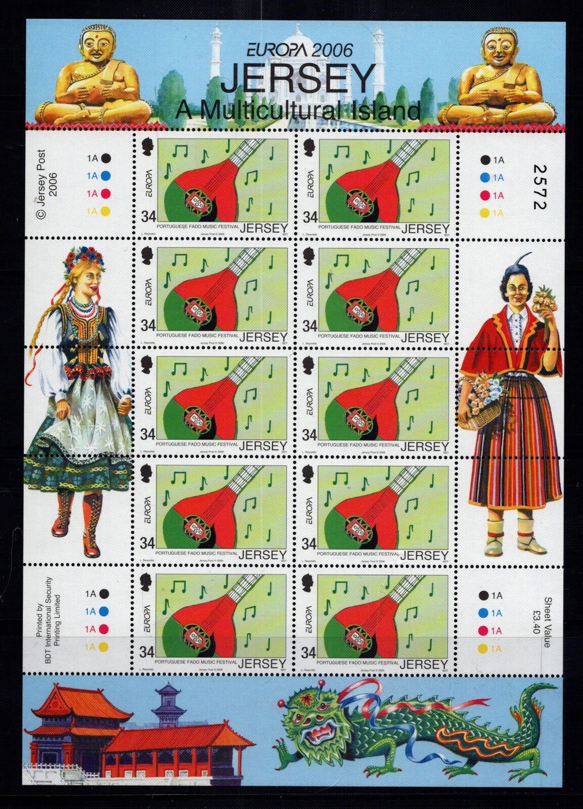 Jersey 1203-1206 MNH Multiculturalism Customs Society ZAYIX 1223L0022