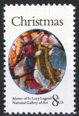 US 1471 MNH 1972 Christmas Art Angels Painting ZAYIX 021823S11M