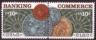 US 1578a MNH 1975 Banking & Commerce Coins Economics ZAYIX 021823S25M