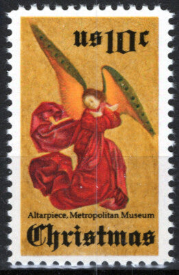 US 1550 MNH 1974 Christmas Art Angel Altarpiece Met ZAYIX 021823S20M