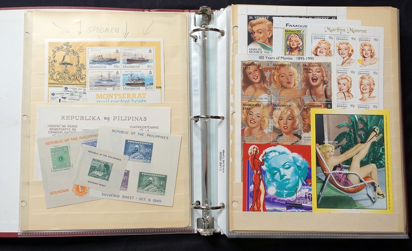 Topical Worldwide Souvenir & Mini Sheet Collection Zayix Stamps 0425-C0002