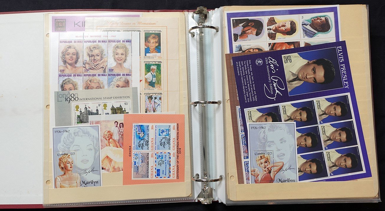 Topical Worldwide Souvenir & Mini Sheet Collection Zayix Stamps 0425-C0002