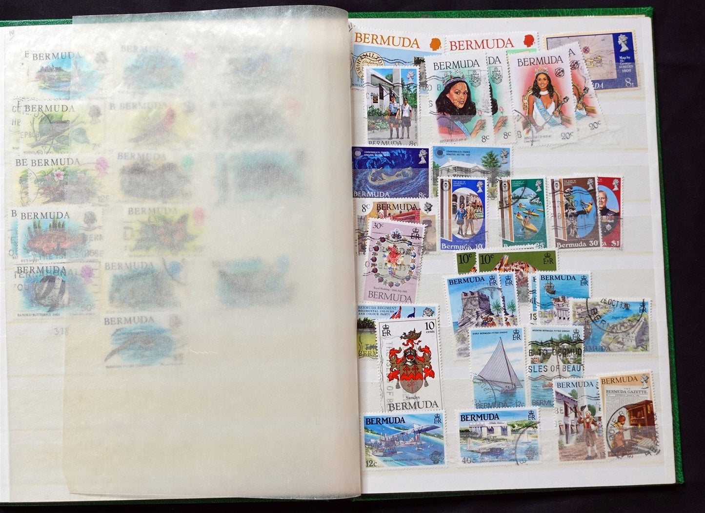 Bermuda Used & Mint Collection Over 400 Stamps Zayix Stamps 0425C0003