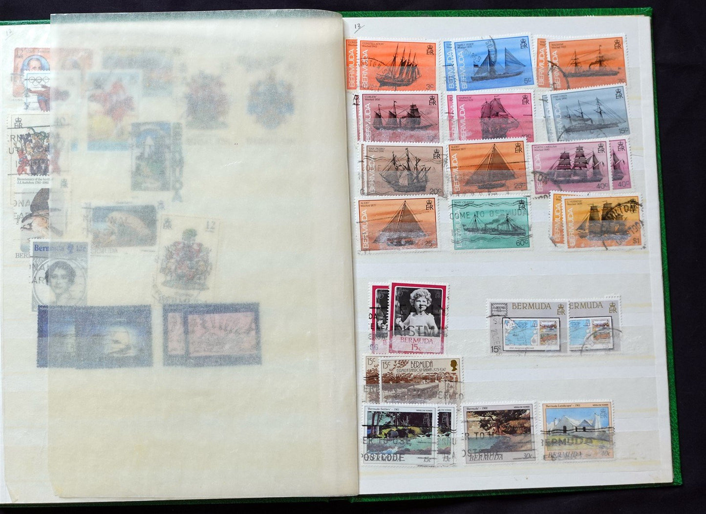 Bermuda Used & Mint Collection Over 400 Stamps Zayix Stamps 0425C0003