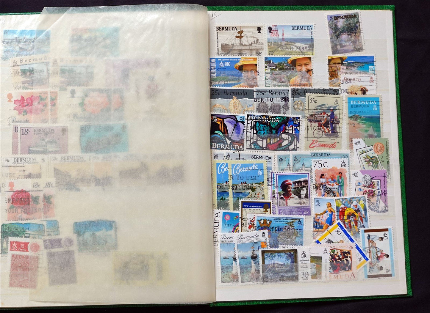 Bermuda Used & Mint Collection Over 400 Stamps Zayix Stamps 0425C0003