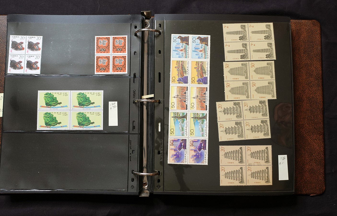 China PRC Stamp Collection MNH Blocks/Souvenir Sheets 1982-1996 CV $3800+ ZAYIX