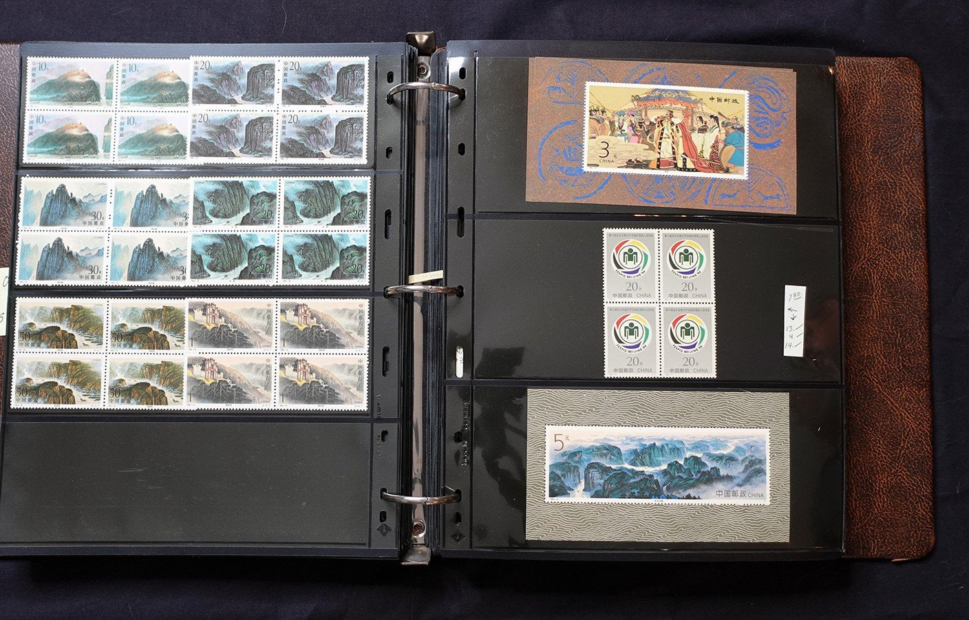 China PRC Stamp Collection MNH Blocks/Souvenir Sheets 1982-1996 CV $3800+ ZAYIX