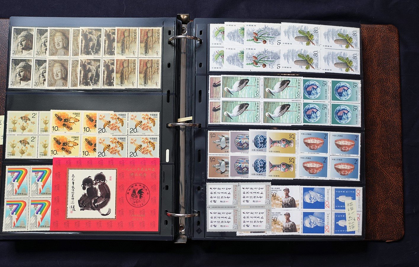 China PRC Stamp Collection MNH Blocks/Souvenir Sheets 1982-1996 CV $3800+ ZAYIX