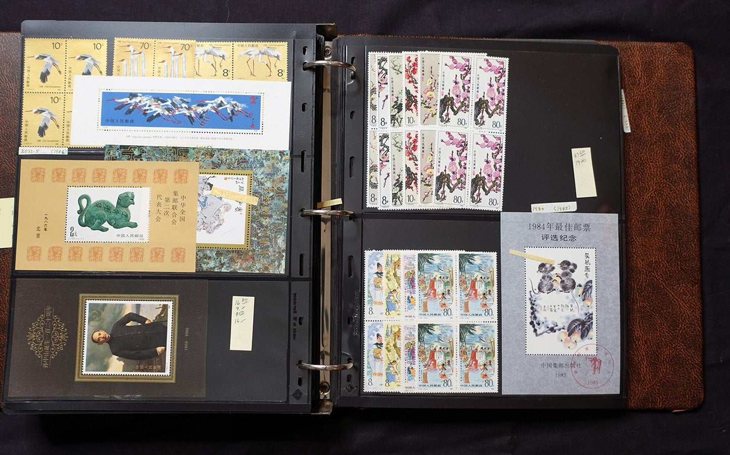 China PRC Stamp Collection MNH Blocks/Souvenir Sheets 1982-1996 CV $3800+ ZAYIX