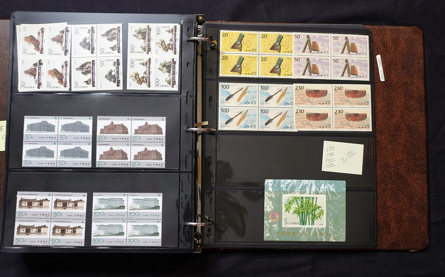 China PRC Stamp Collection MNH Blocks/Souvenir Sheets 1982-1996 CV $3800+ ZAYIX
