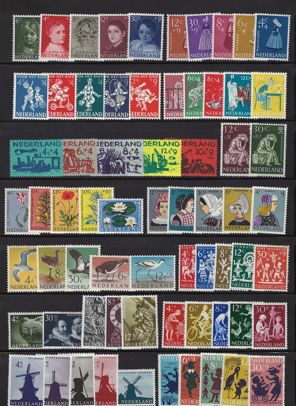 Netherlands Mint Semi-Postal Collection of 231 Zayix Stamps 0425L0002