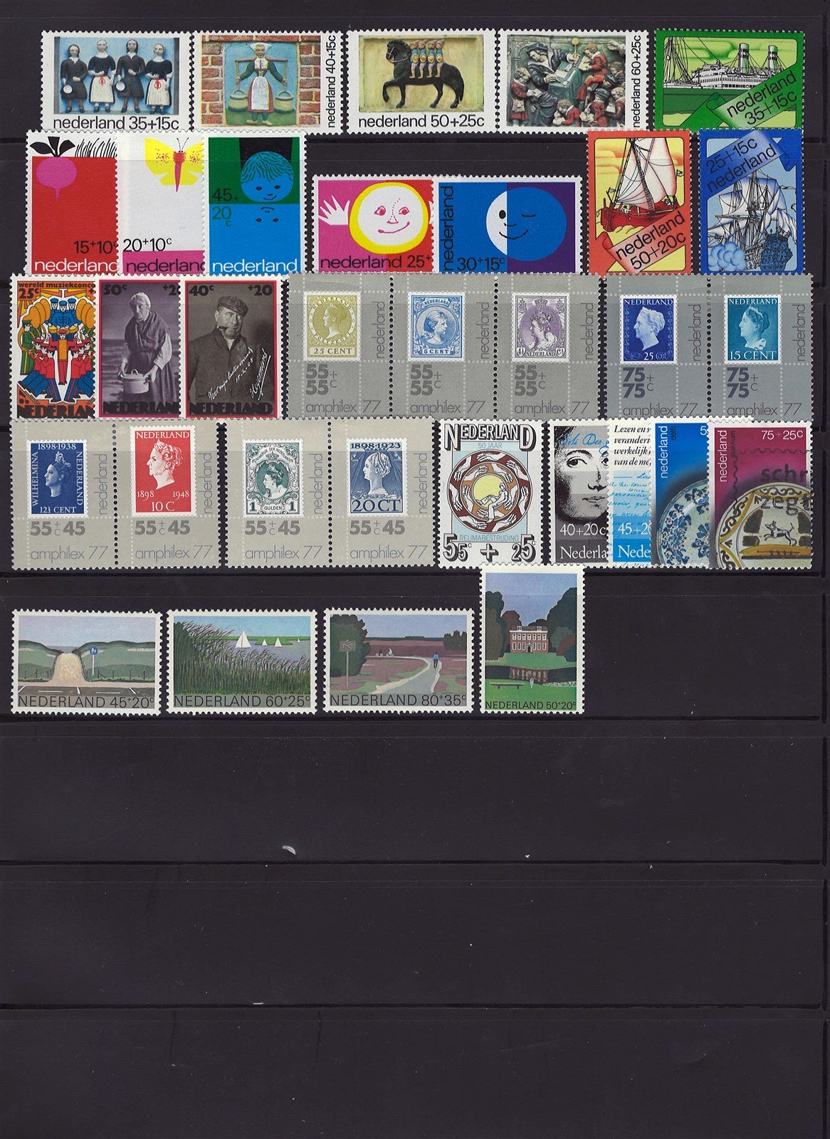 Netherlands Mint Semi-Postal Collection of 231 Zayix Stamps 0425L0002