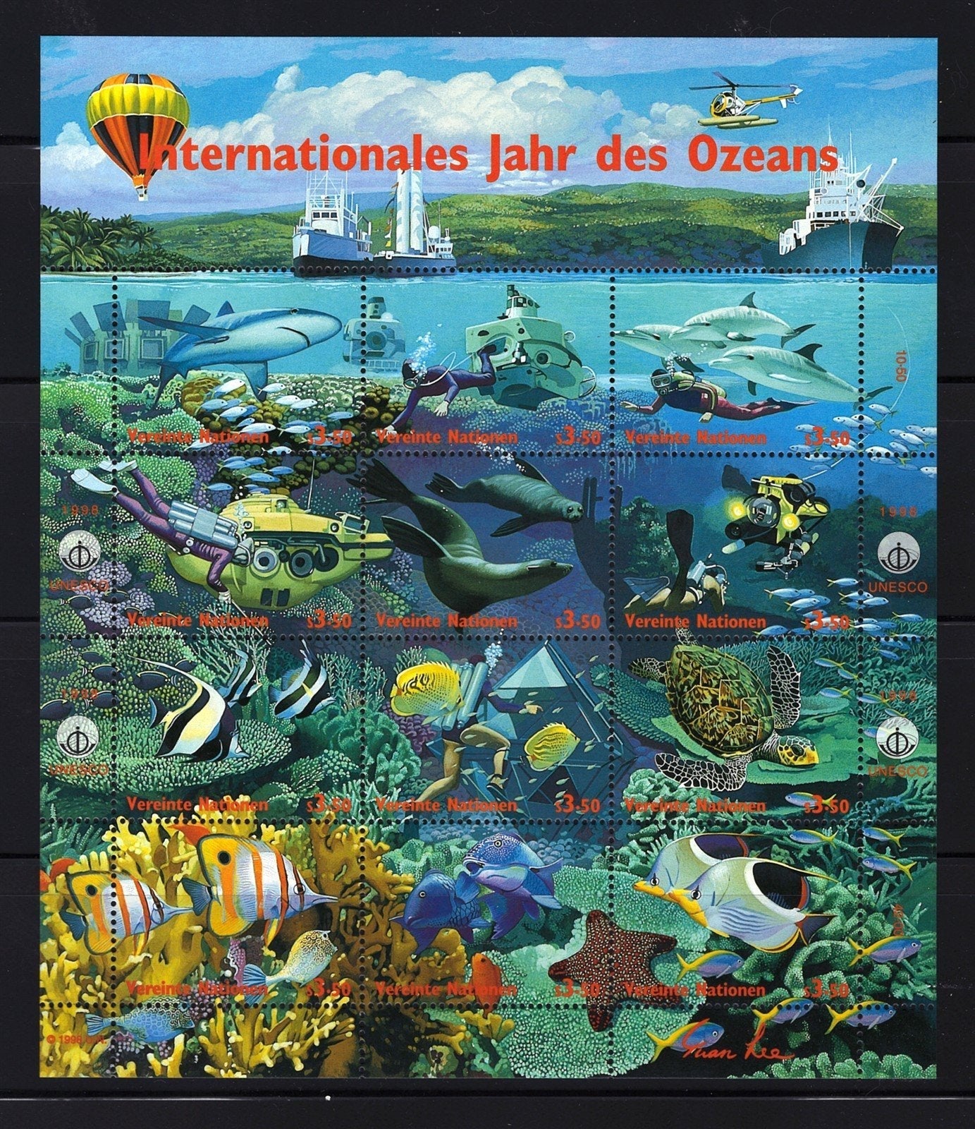 Marine Life, Fish, Whales, Seals Mint/Used Collection on 8 Pages ZAYIX 0525L0007