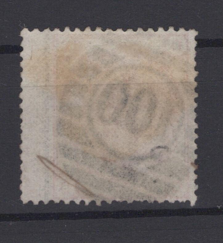 Great Britain 61, Plate 12 Used XF 3p Rose Victoria Wide Margin ZAYIX 0525S0018