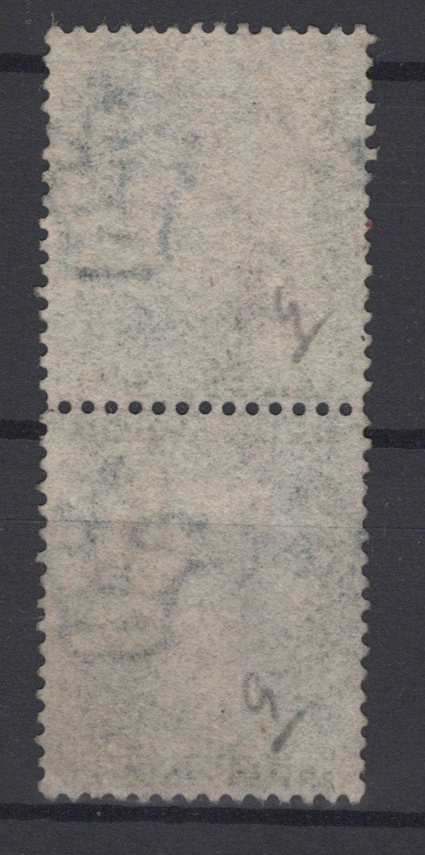 Great Britain 29 (P9) Used VF pair 2p deep blue ZAYIX STAMP 0525S0030