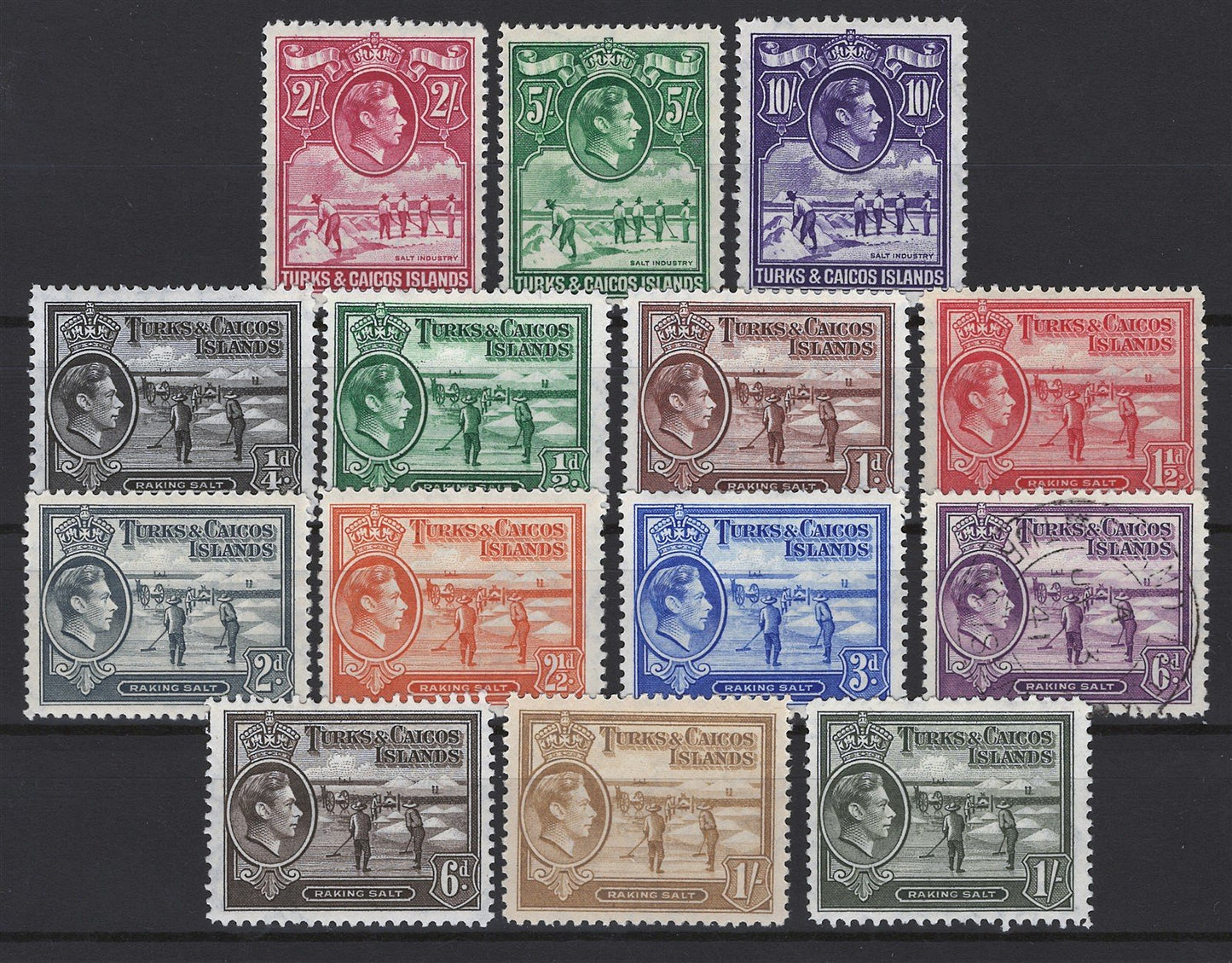 Turks & Caicos 78-89 MH & Used (#85) VF Definitives ZAYIX STAMP 0525S0035