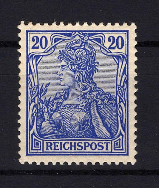 Germany 56 MNH XF 20pf ultra Germania Post Office Fresh! ZAYIX STAMP 0525MAR025