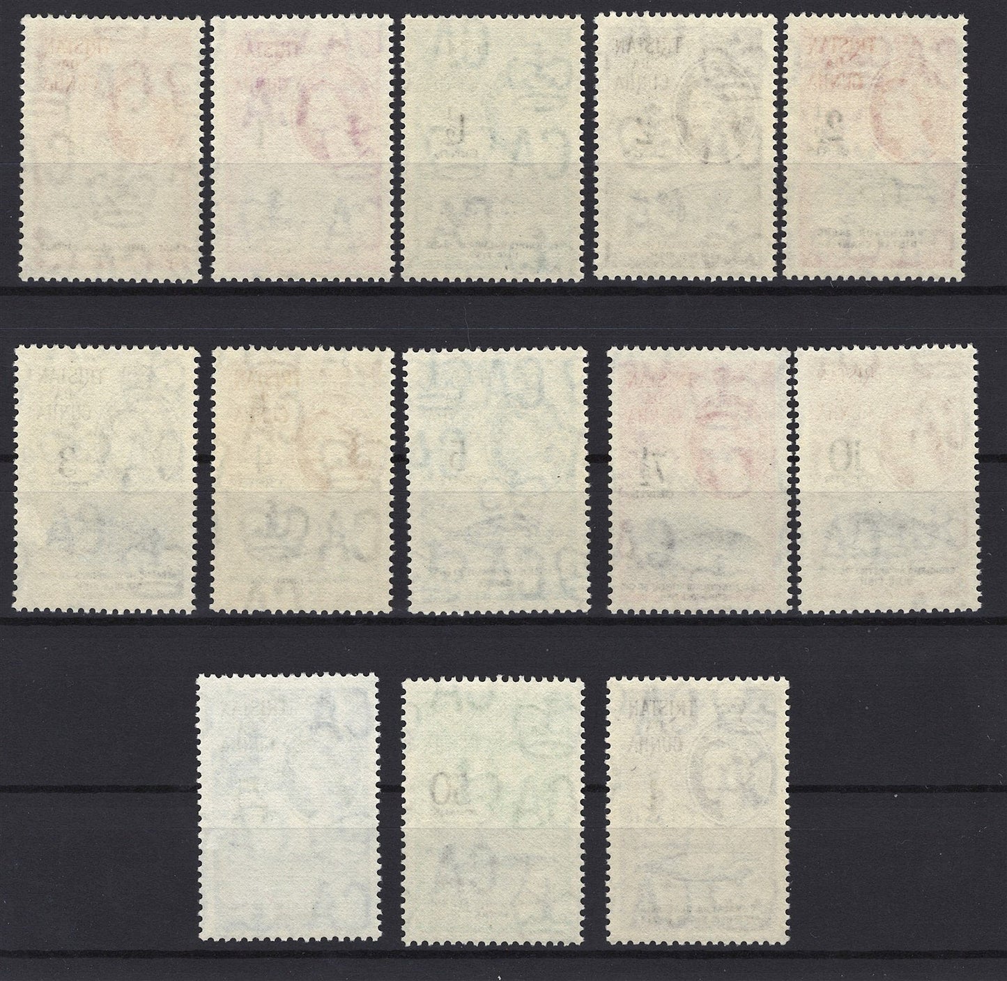 Tristan da Cunha 42-54 MNH VF Marine Life Definitive Set ZAYIX STAMP 0525S0051