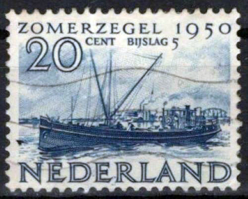 Netherlands B213 Used Semi-Postal Ships Canal Freighter Zayix Stamps 0225S0240