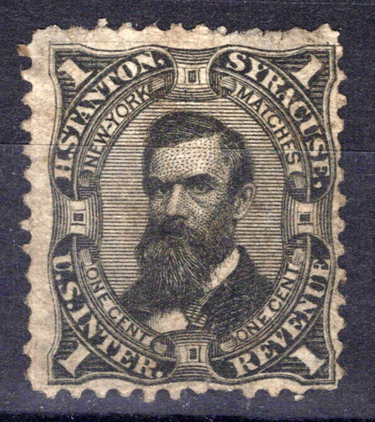 US Revenue Match Stamps RO171a FVF tiny thin, H. Stanton ZAYIX 0924MAR144