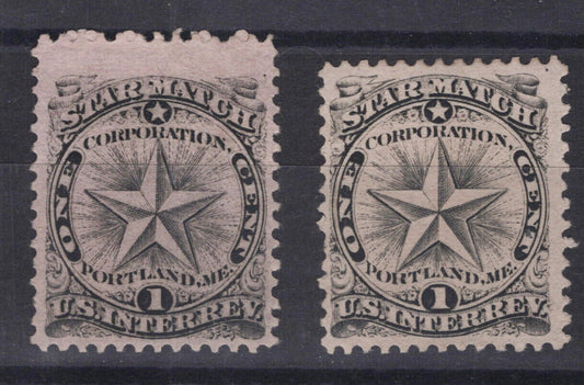US Revenue Match Stamps RO172c VF/FVF shades, sound, Star Match ZAYIX 0924MAR145