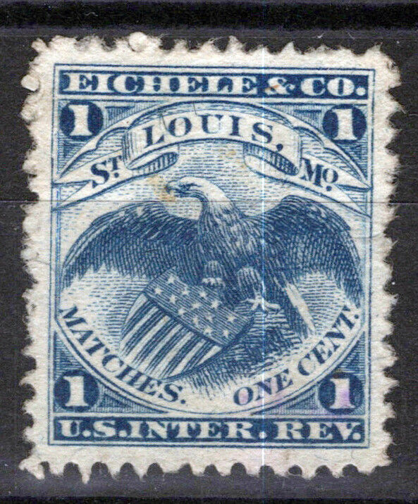US Revenue Match Stamps RO78b VF/XF sound Eichele & Co. ZAYIX 0924MAR116