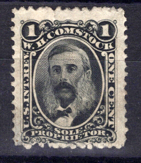 US Revenue Medicine Stamps RS60d FVF, large thin, WH Comstock ZAYIX 0924MAR164