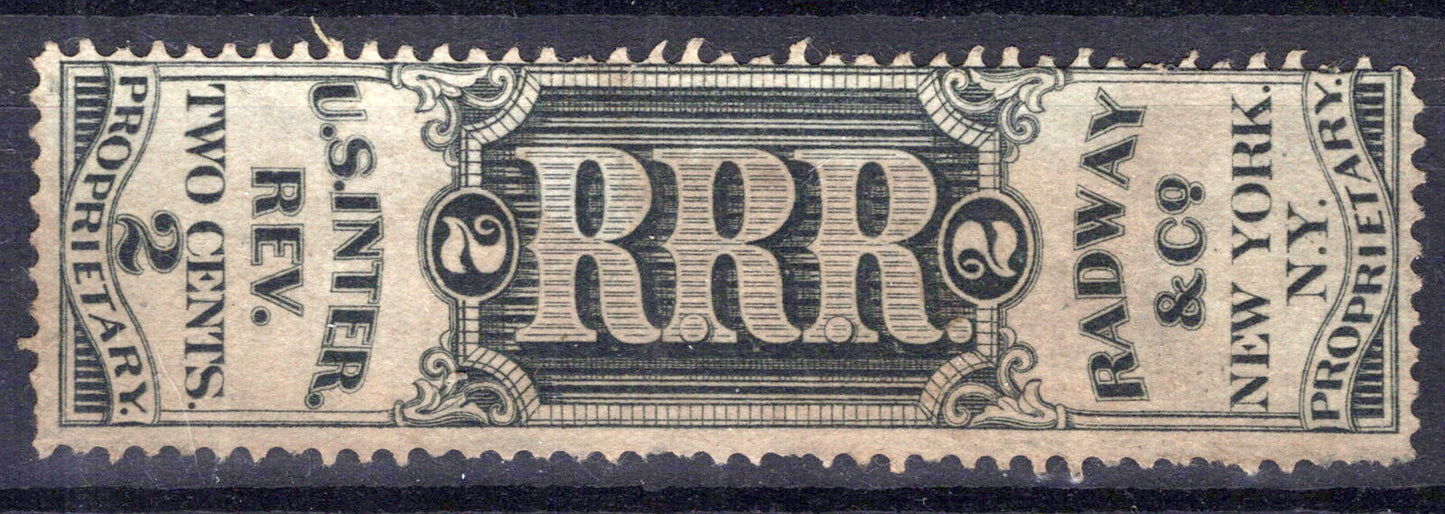 US Revenue Stamp Medicine RS193a Sound, Radway & Co. ZAYIX 1024MAR011
