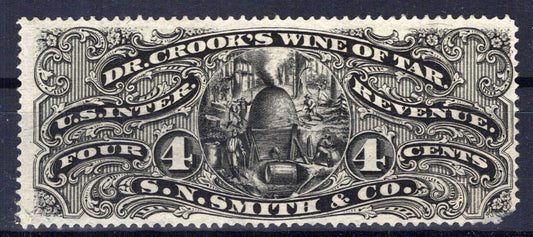 US Revenue Stamp Medicine RS225b S.N. Smith & Co. ZAYIX 1024M_MAR018
