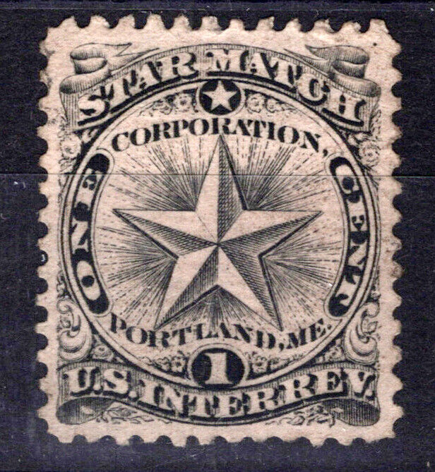 US Revenue Stamps Match & Medicine RO172c VF/XF, Star Match ZAYIX 0824-MAR044